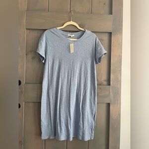 Z supply 
Tshirt dress 
Blue heather 
Size M